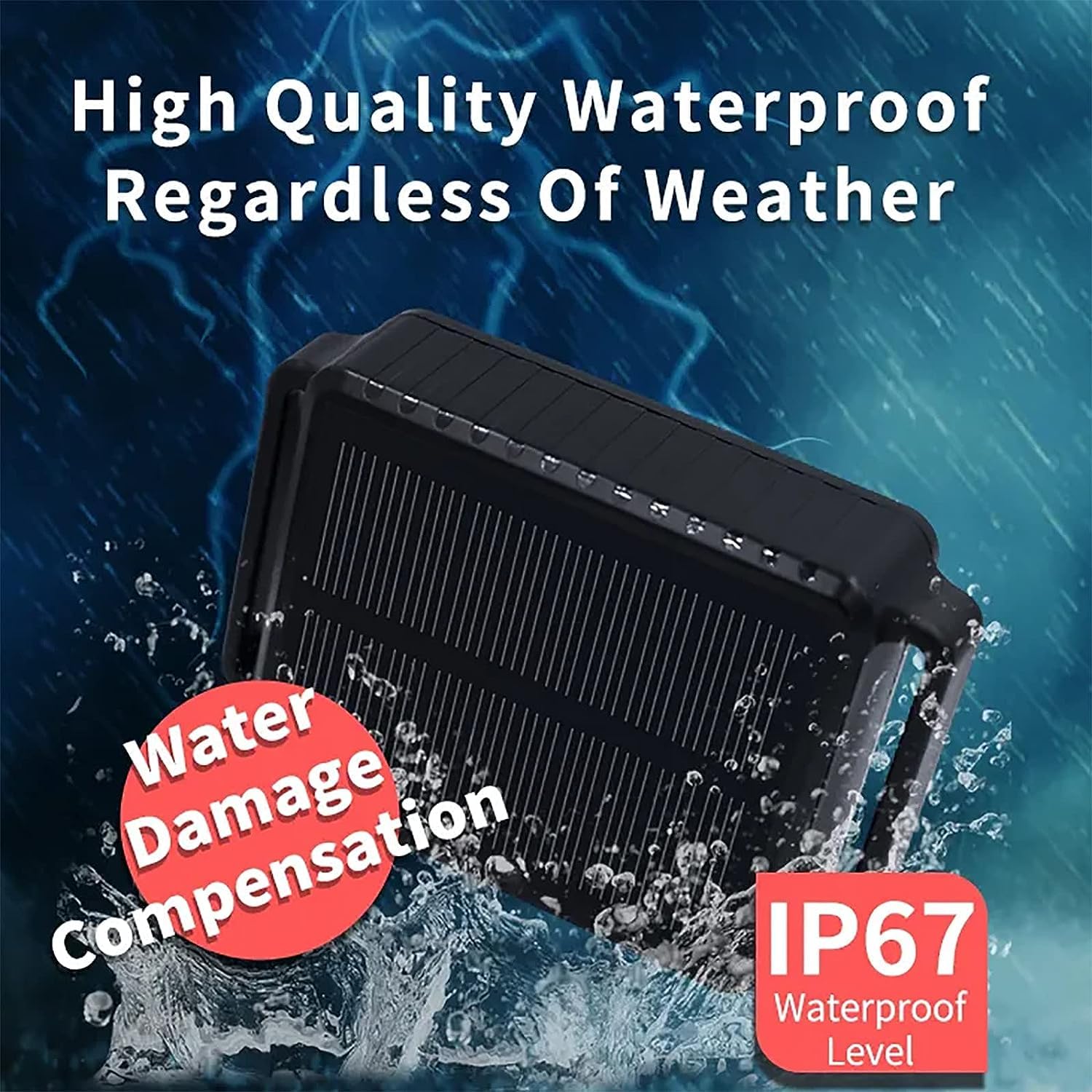 Rastreador De Animales, Localizador GPS De Animales, Posicionamiento En Tiempo Real, Seguimiento Histórico|Alarma Remota|Monitoreo Móvil|IP67 a Prueba De Agua|Carga De Energía Solar, Para Ganado