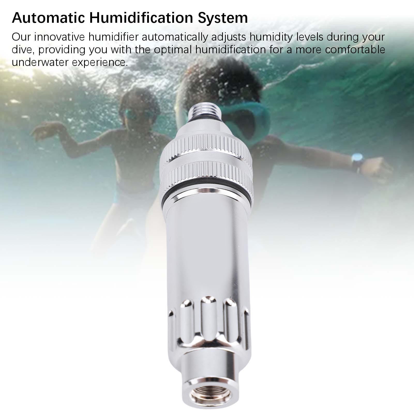 AMONIDA Filtro de Cilindro de Buceo, Accesorio Humidificador de Filtro de Respirador Sumergible Portátil, para Aventuras Submarinas