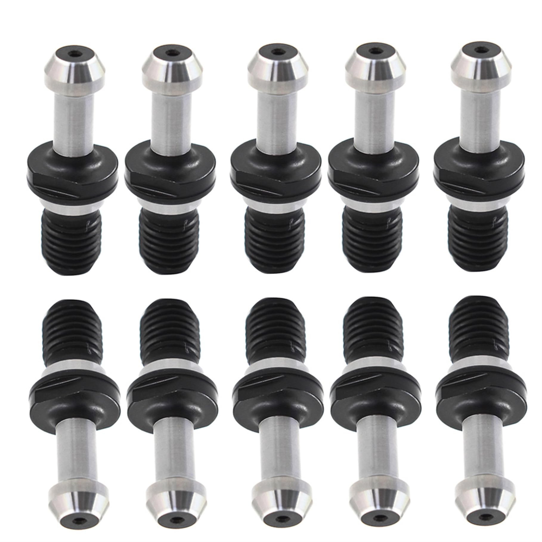 TJHSM 10PCS Cat40 45° Coolant Pull Stud Knob Replacement Parts for Machine Tool Lathe Machining