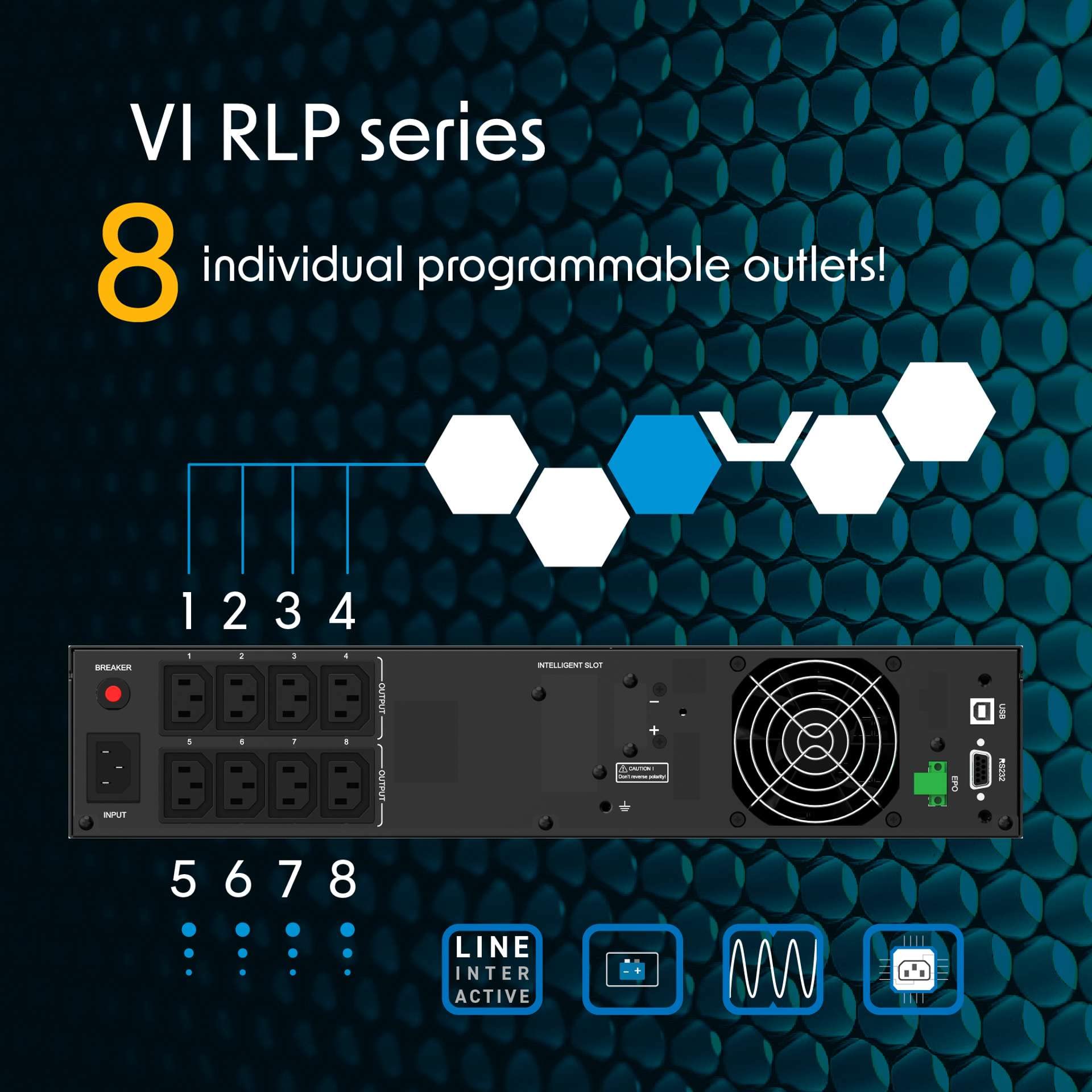 Powerwalker Vi 2000 Rlp Gruppo Di Continuit? [ups] A Linea Interattiva 2 Kva 1800 W 8 Presa[e] Ac (vi 2000 Rlp LinE-Interactive, - 2 Kva 1800 W 8 ac