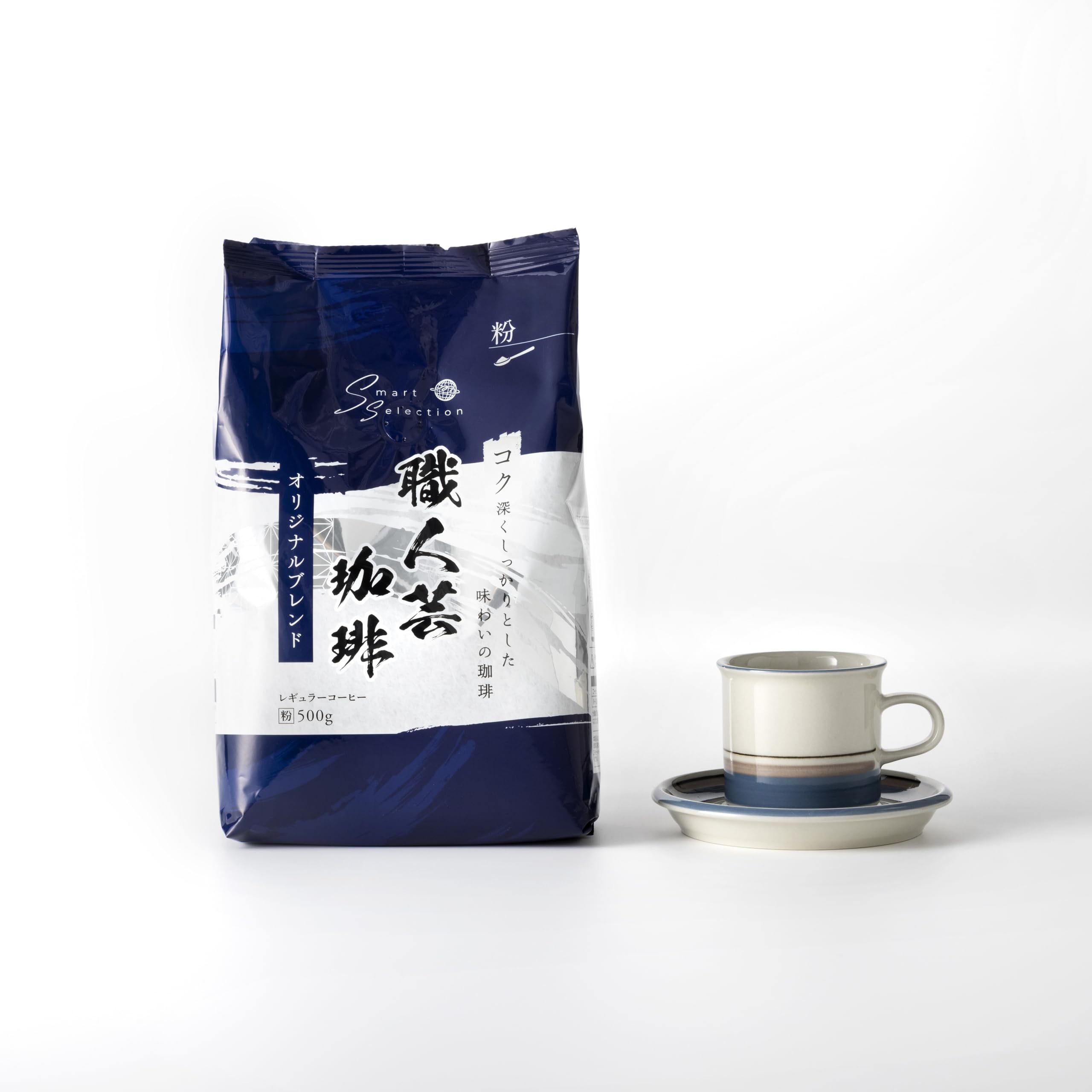 Amazon | 三本珈琲 職人芸珈琲 オリジナルブレンド（粉）500g×10袋