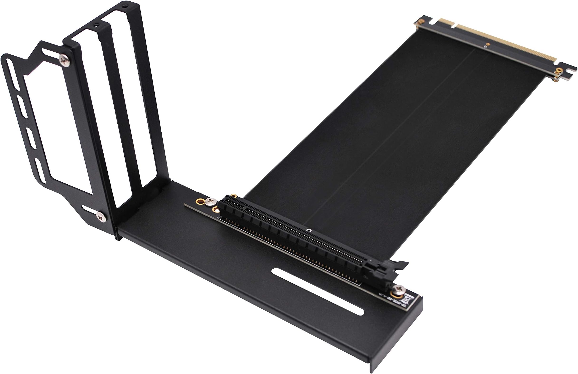 EZDIY-FAB Vertical Graphics Card Holder Bracket,GPU Mount,Video Card VGA Support Kit with Riser Cable