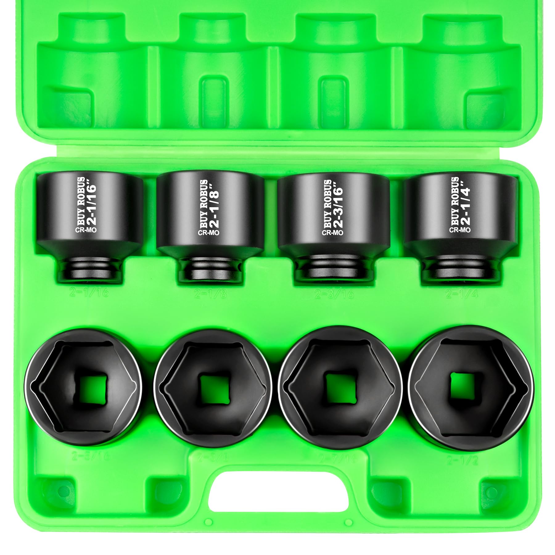 BUYROBUS stubby impact socket set