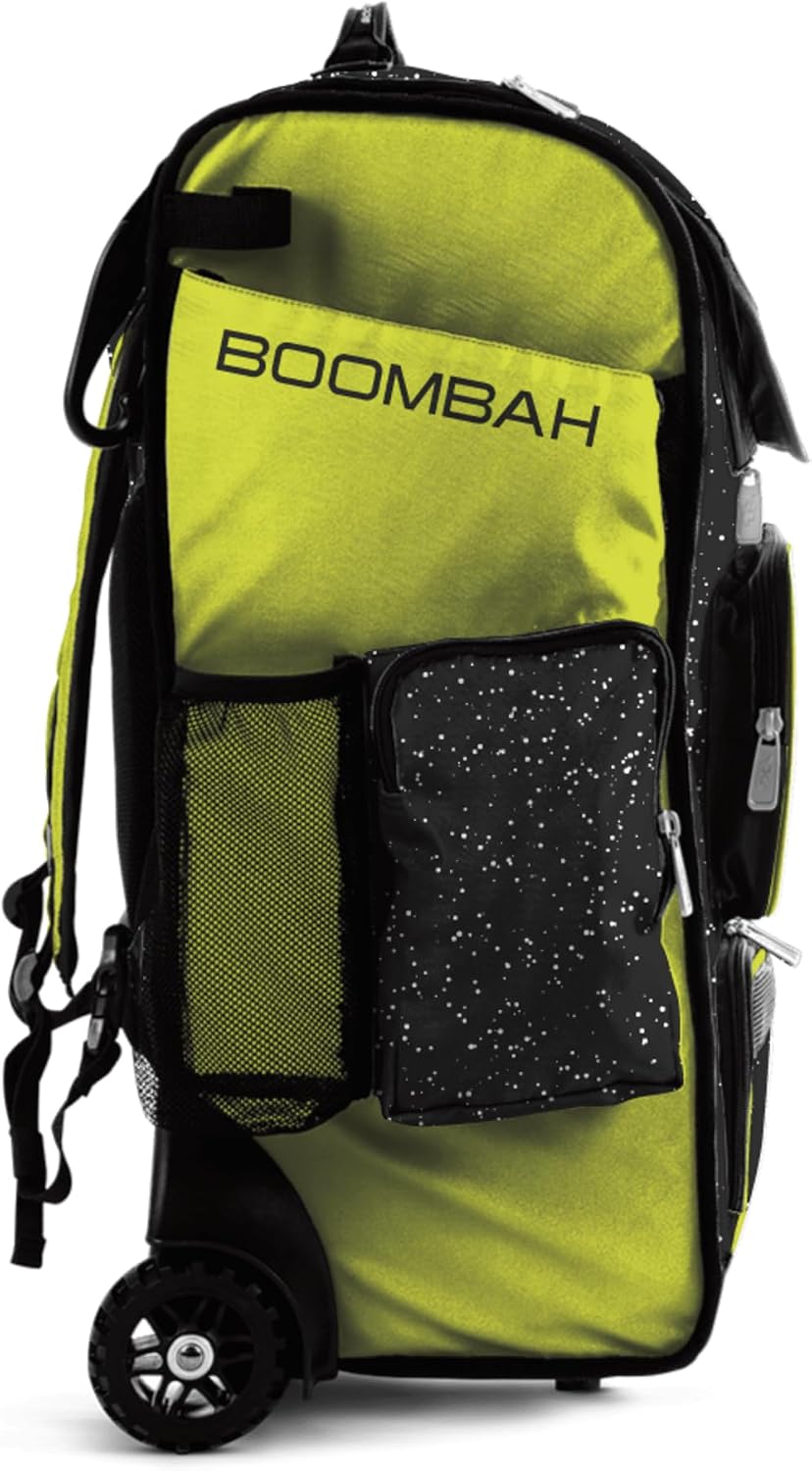 Boombah Ultrapack Hybrid Rolling Bat Bag - Wheeled & Backpack Version - Softball Highlight