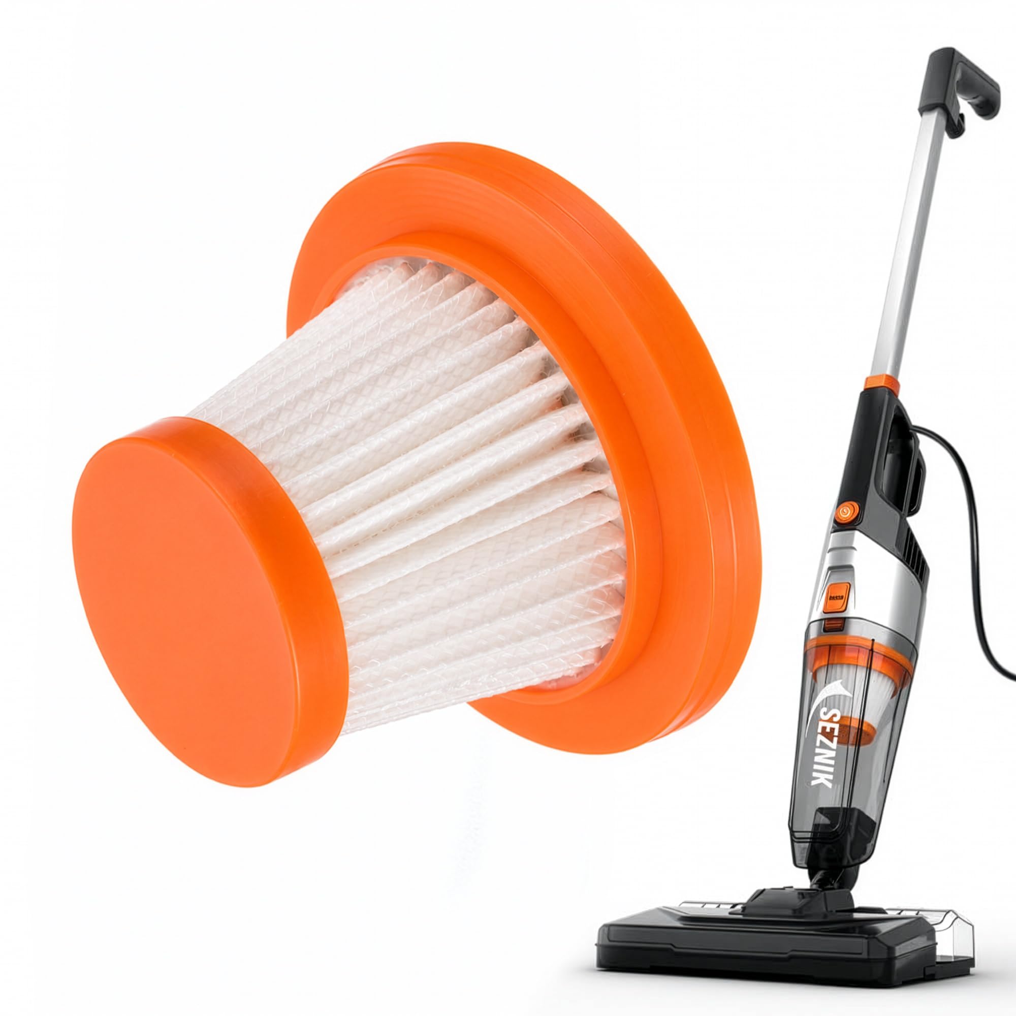 Seznik Vacuum Cleaner Accessory - SZ-V07 Model - HEPA Filter – Washable and Reusable Mesh Filter, Durable and High-Performance Design | Compatible with Seznik Vacuum Cleaner SZ-V07 Model Only-picture-15