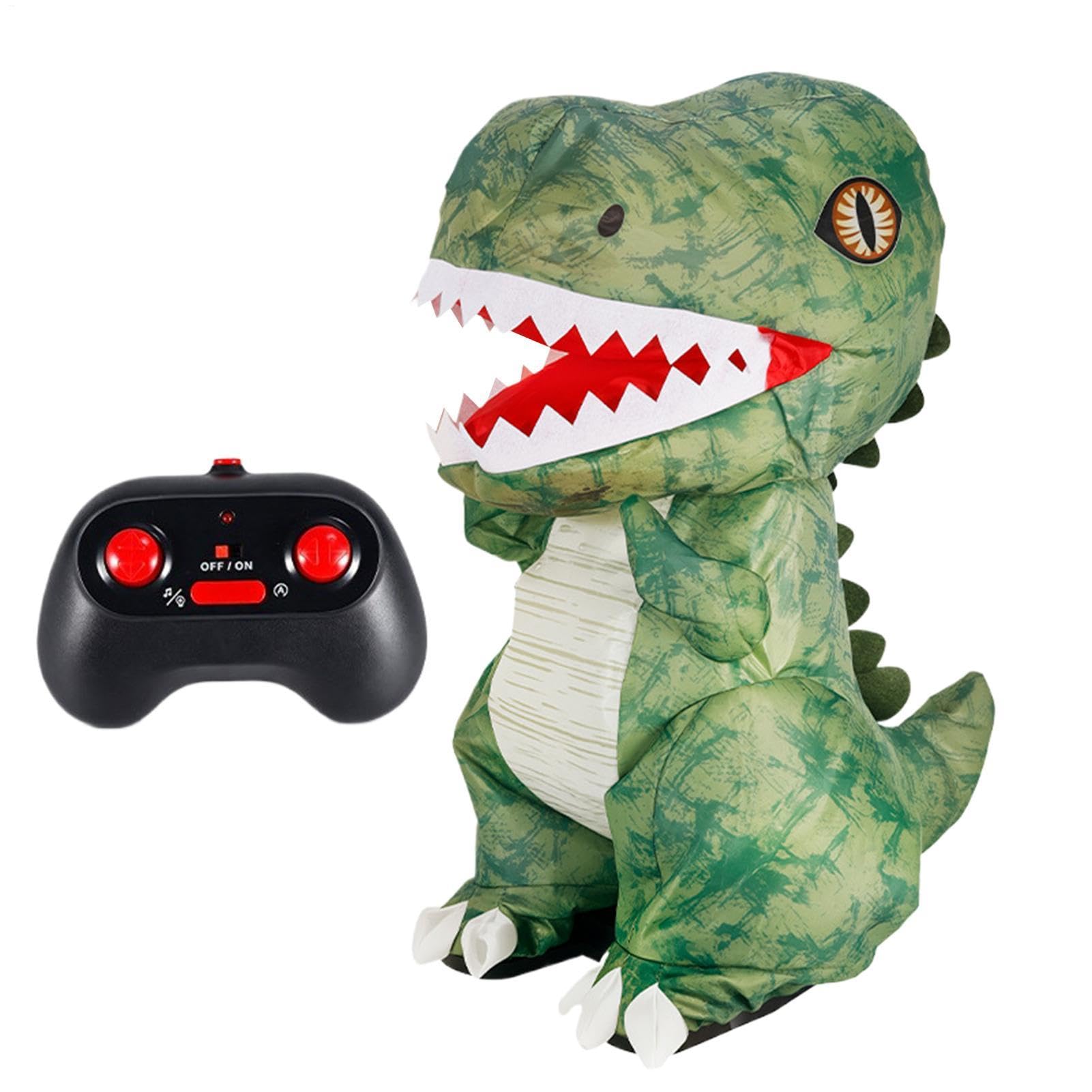 Dinosauro Gonfiabile Decorazioni Elettriche a Gonfiaggio Rapido e Rotazione