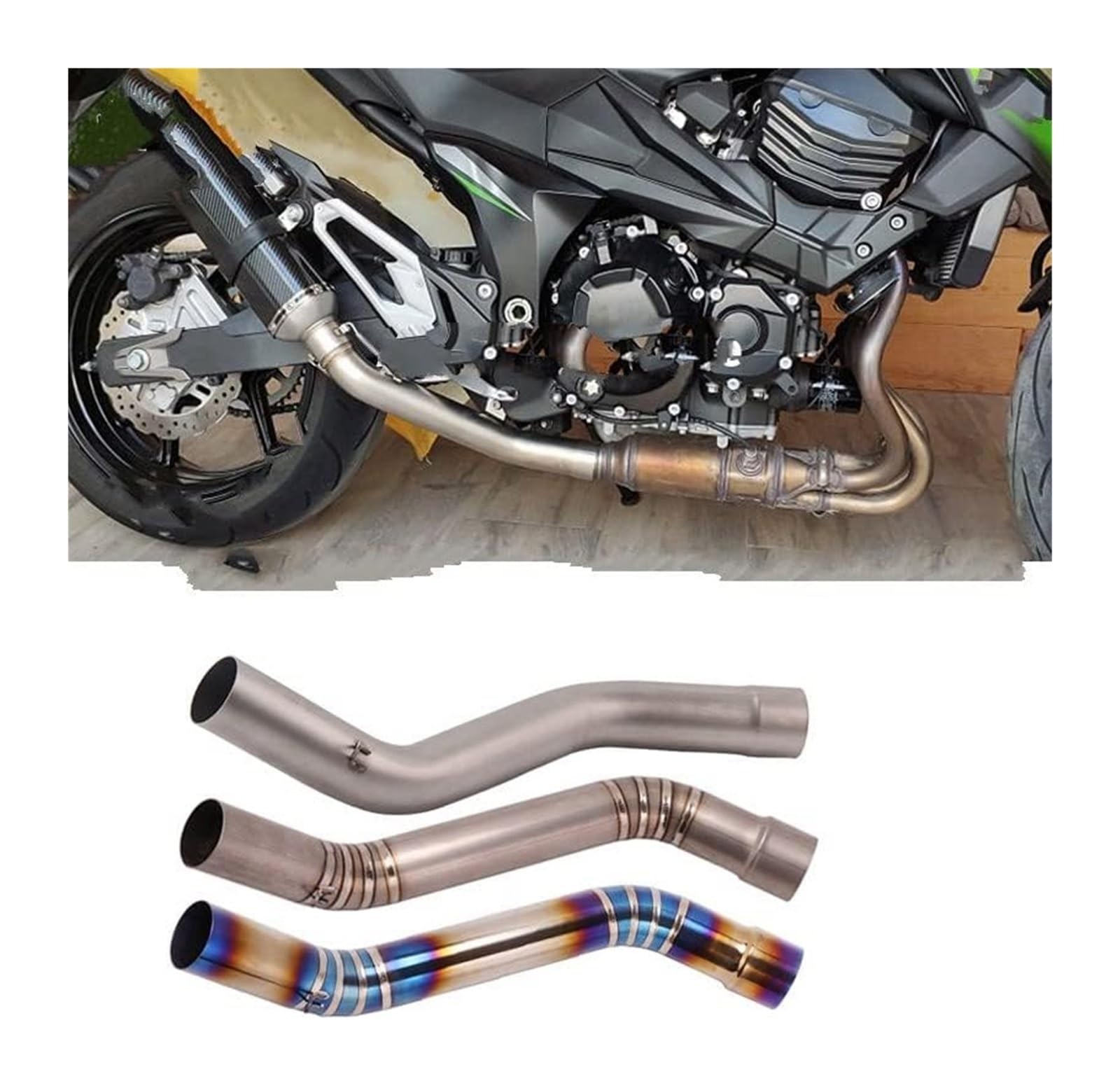 Amazon | オートバイ排気パイプ 用 ニンジャ ZX-6R ZX6R ZX636 2009