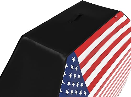 Vista 96 de Cubierta resistente para parrilla de gas impermeable de 52 pulgadas para parrilla de gas Weber Char-Broil Coleman, color beige Beige,Bandera