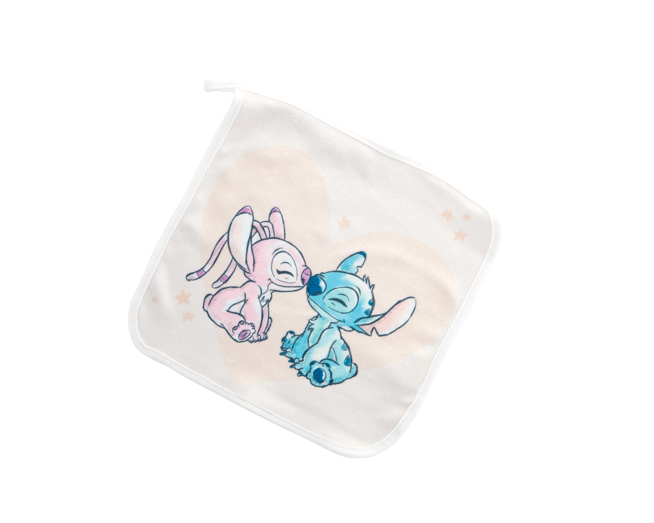 Disney Baby Panno Lavabile Stitch – Set 4 salviette ultra morbide – Per corpo, mani e viso – Lavabili a 40 °C, riutilizzabili e multiuso – Prodotto ufficiale.