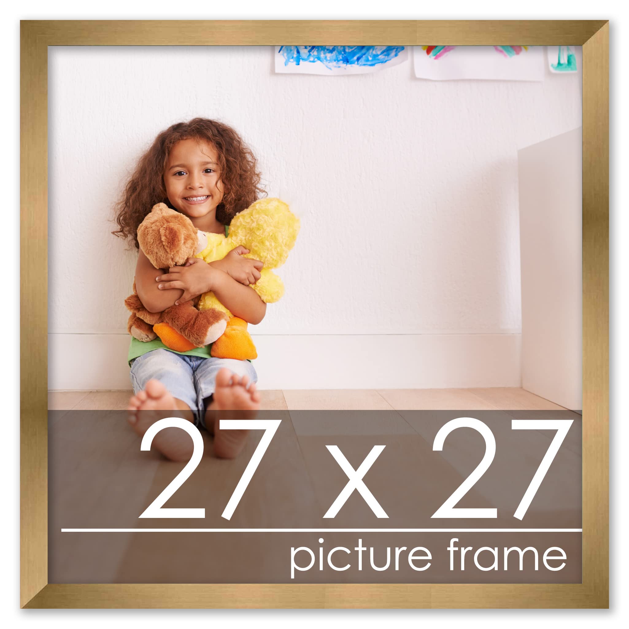 Amazon.com - Poster Palooza 27x27 Frame Gold Bronze Wood Picture