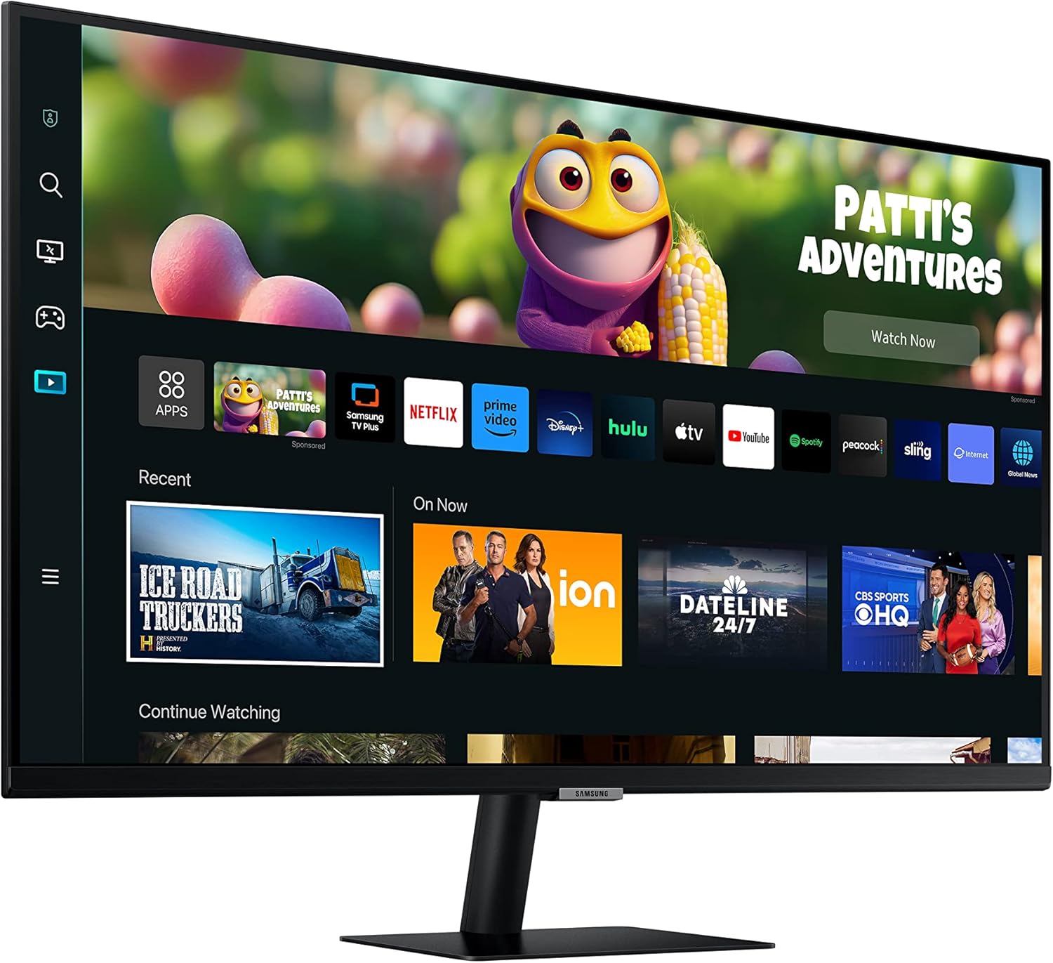 Samsung Smart Monitor M5 S32CM502, Flat 32, 1920x1080 Full HD, Piattaforma Smart TV Amazon Video, Netflix, Airplay, Mirroring, Office 365, Wireless Dex, Casse Integrate, IoT Hub, WiFi, HDMI Samsung Smart Monitor M5 S32CM502, Flat 32, 1920x1080 Full HD, Piattaforma Smart TV Amazon Video, Netflix, Airplay, Mirroring, Office 365, Wireless Dex, Casse Integrate, IoT Hub, WiFi, HDMI