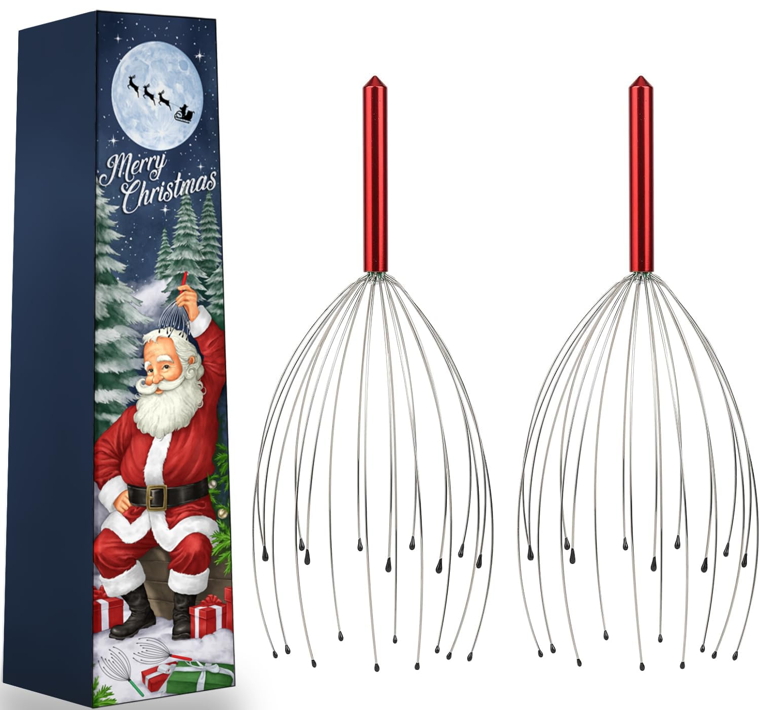 Head Massager Scalp Stocking Stuffers for Adults Men Women White Elephant Gifts Teens Gift for Men Who Have Everything Dad Christmas Mom Grandma Grandpa Him Her Stuffer Husband Ideas Boyfriend Father