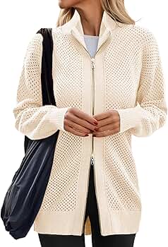 トップス crepuscule Whole GarmentV/N ZipCardigan HGps8w Women's Zip Up Hooded Cardigan Raglan Long Sleeve