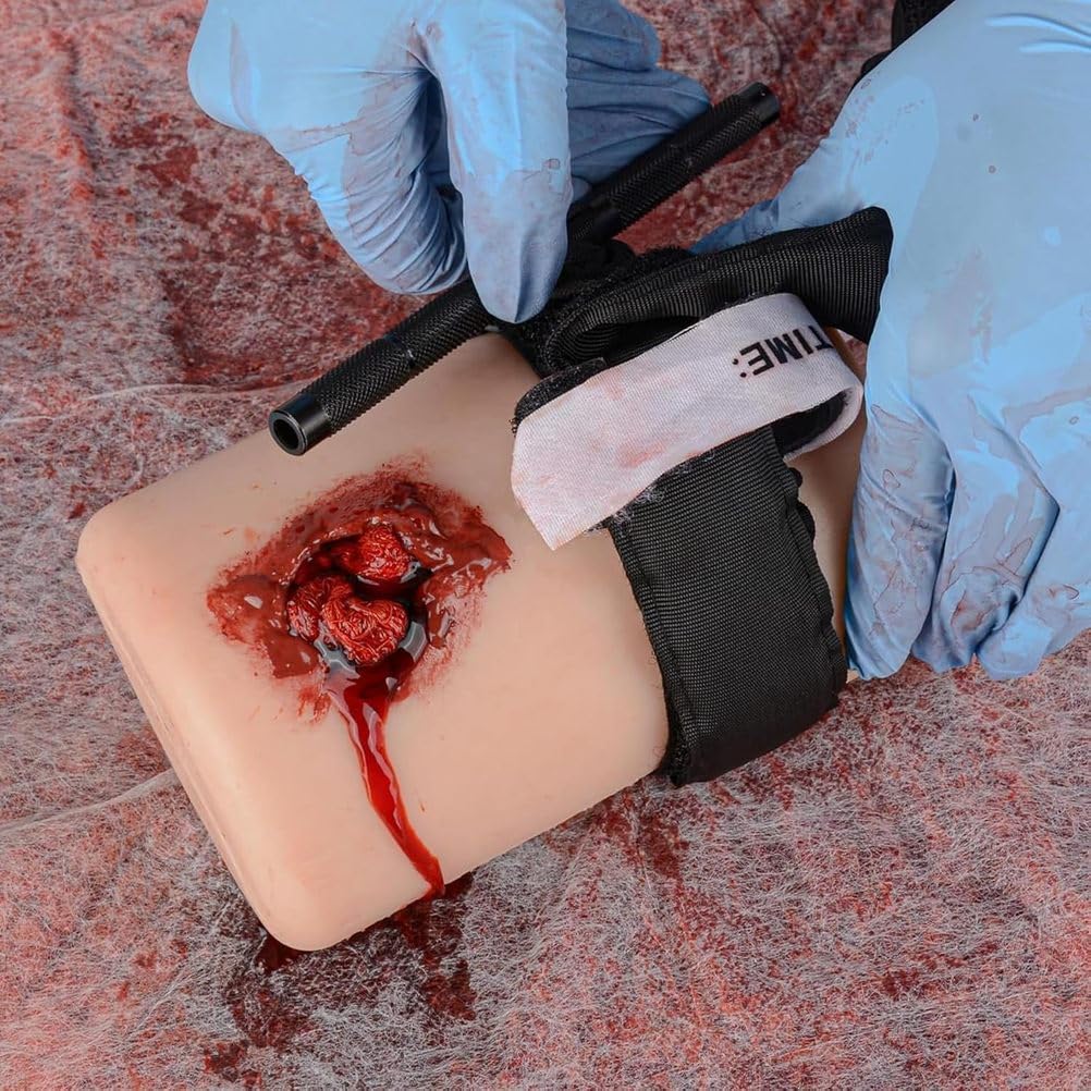 Simula Escenas De Sangrado Modelos De Heridas para El Cuidado De Heridas Simulador De Vendaje Y Torniquete Primeros Auxilios para Detener Hemorragias En Clases De Formación Médica