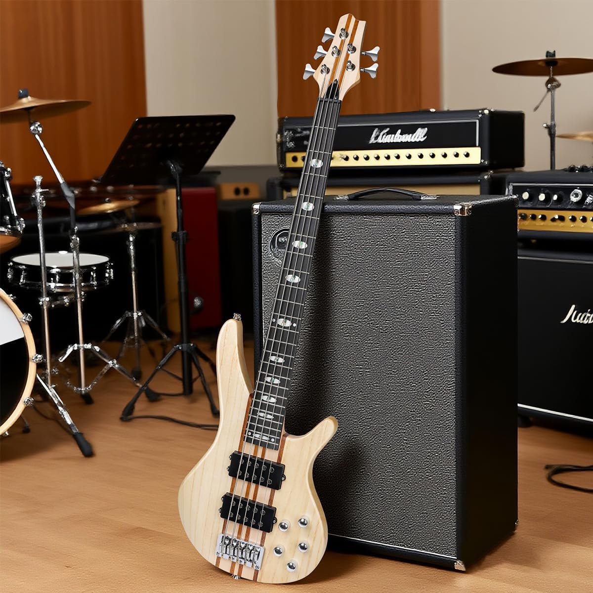 Electric Bass Full Size P Bass Starter Kit Black DB-4S NA