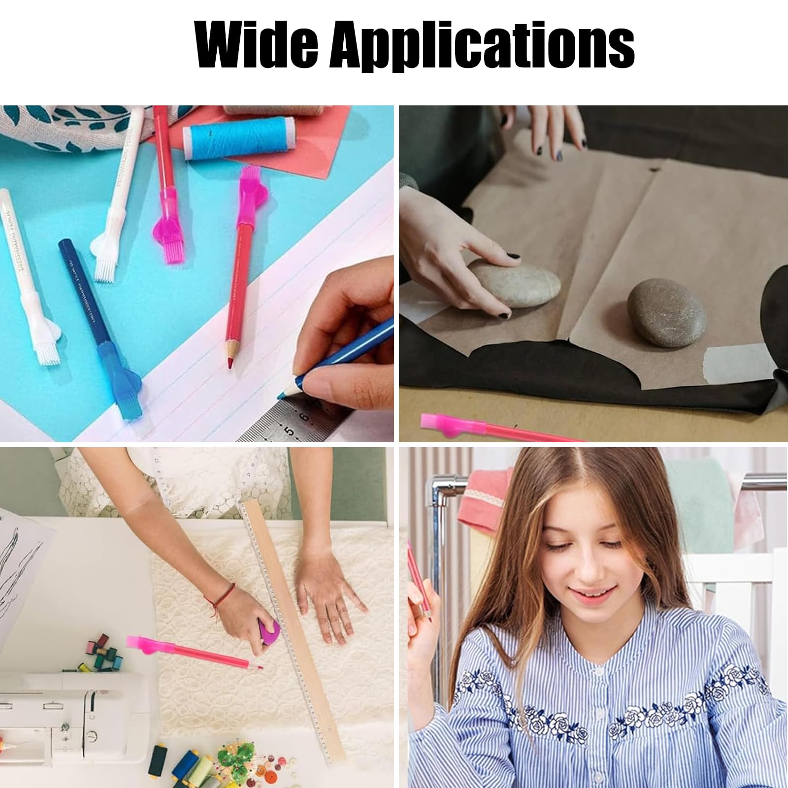 Craie à Coudre Pour Tissu Stylo à Craie Sur Mesure Crayon En Tissu