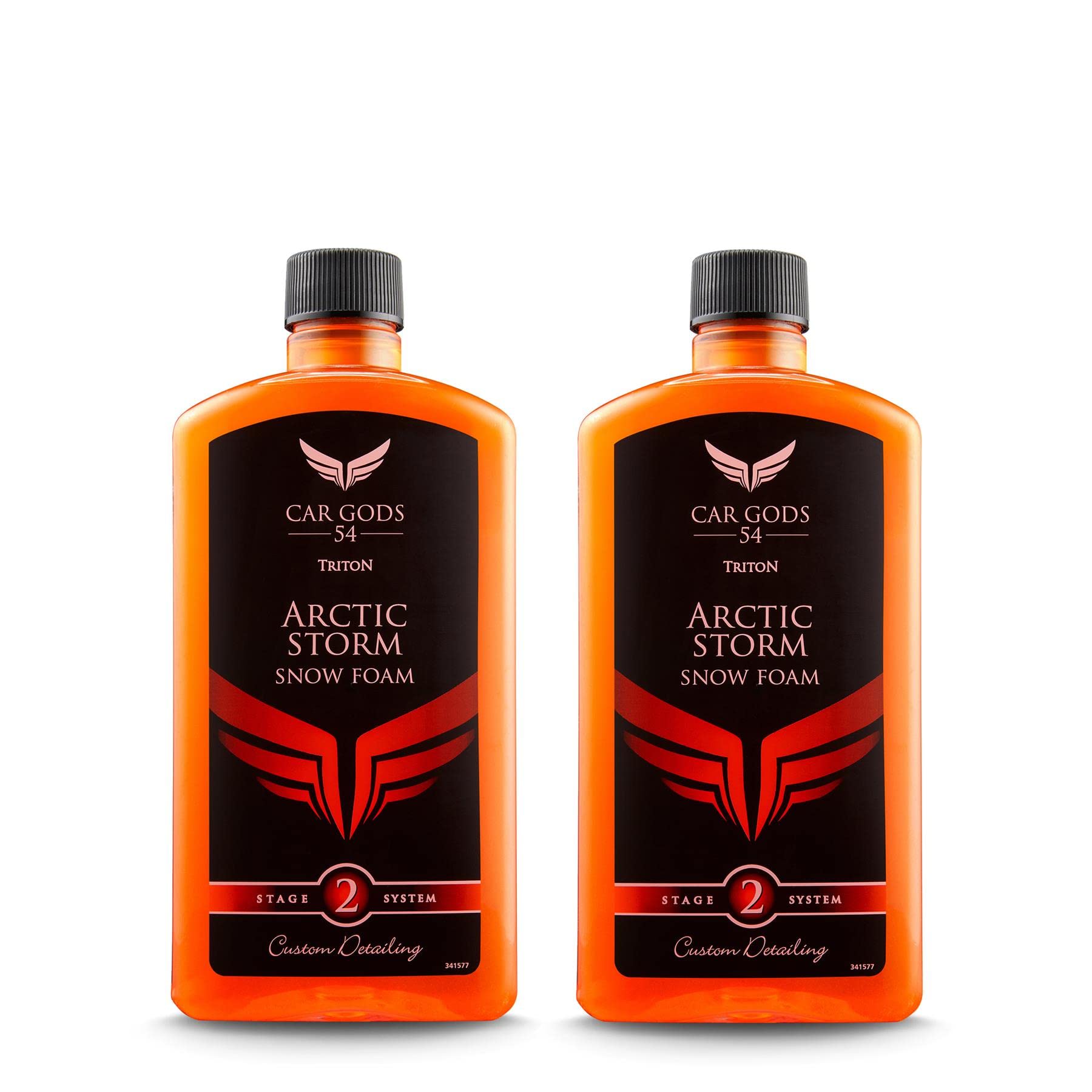 Car Gods Arctic Storm Super Thick Snow Foam Car Shampoo Orange Scent 2x500ml