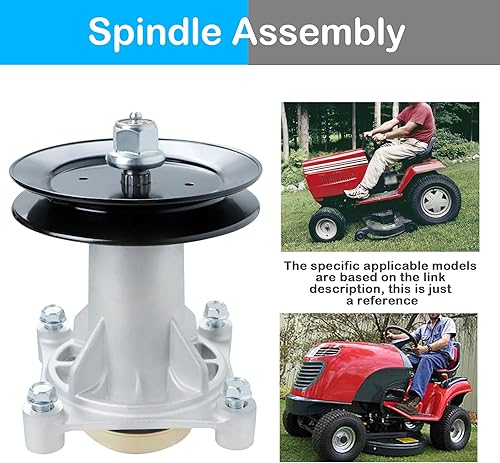 Miniatura 8 de Tengesert Husdle Assembly incluye polea y pernos de montaje compatibles con husillo Husqvarna Craftsman 187292, 192870, 532192870, 532187292, para