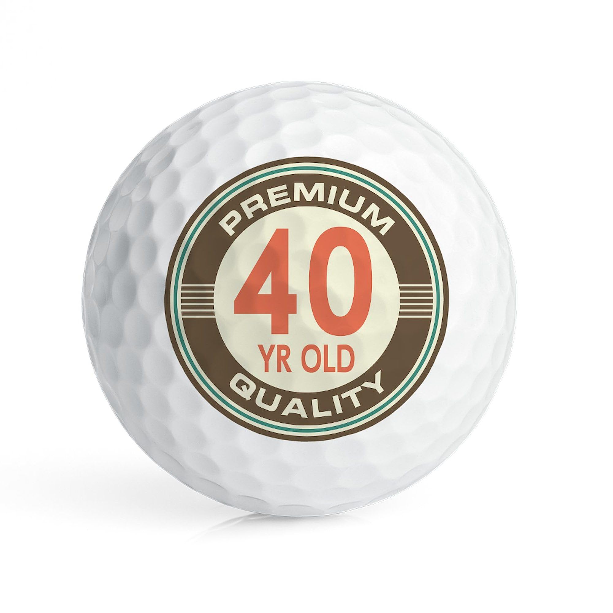 CafePress 40Th Birthday Vintage Novelty Golf Balls (Pk of 6)