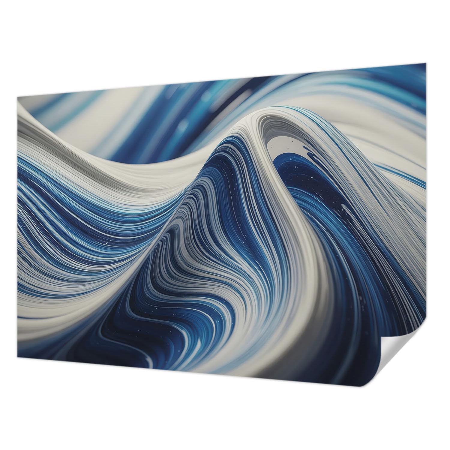 Papier peint autocollante abstraction harmonieuse pour sublimer le mur du salon