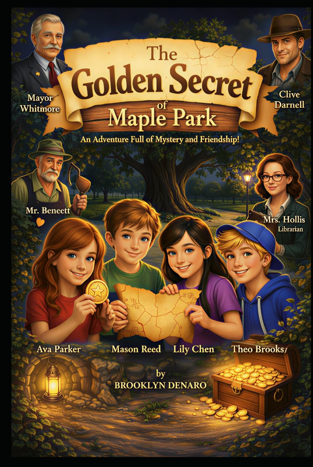The Golden Secret of Maple Park: A Children’s Adventure Novel
