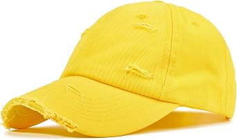 Komorebi Vintage Washed Baseball Cap for Women Men Adjustable Dad Hat