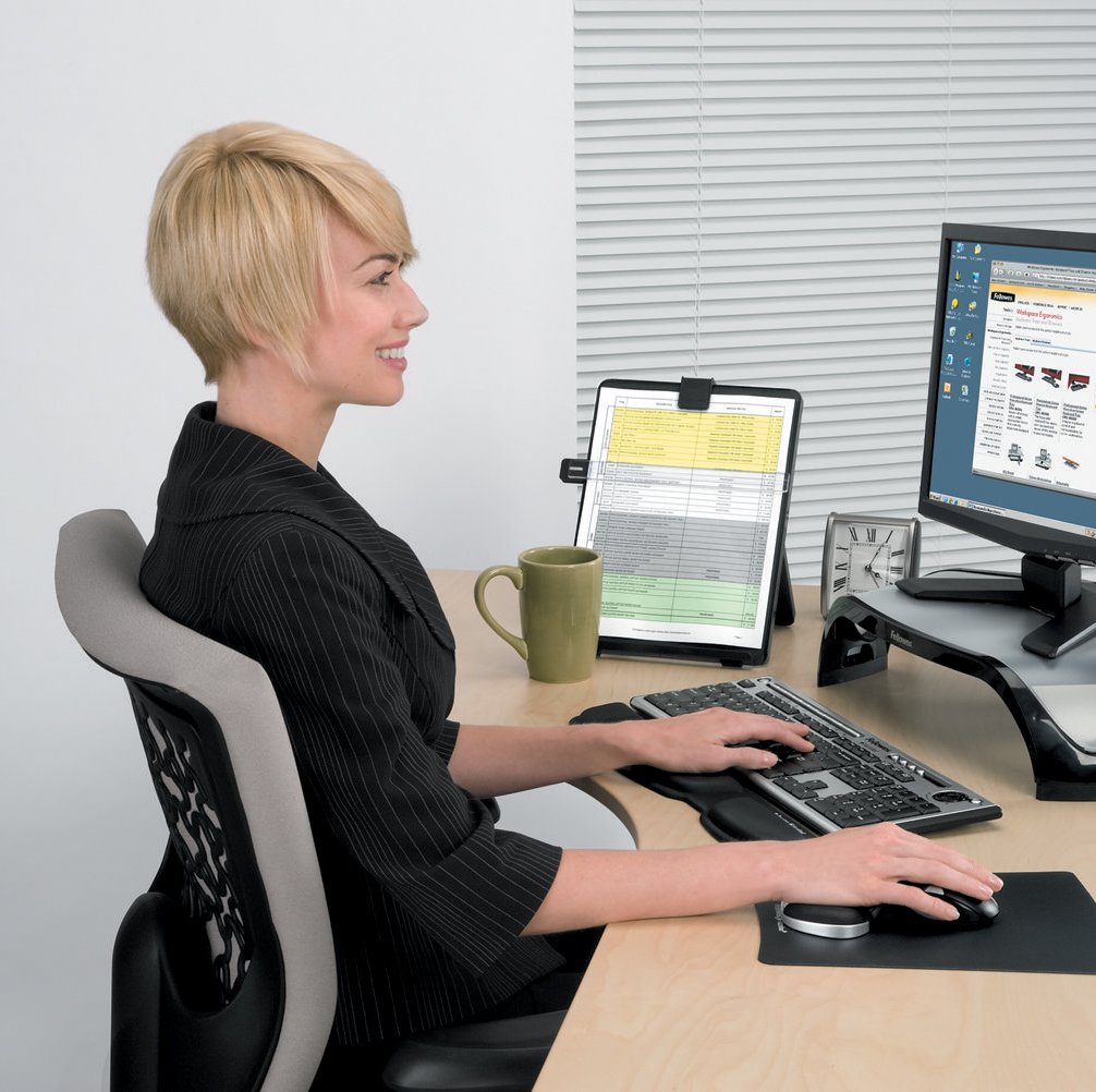 Fellowes Leggio Desktop, Nero