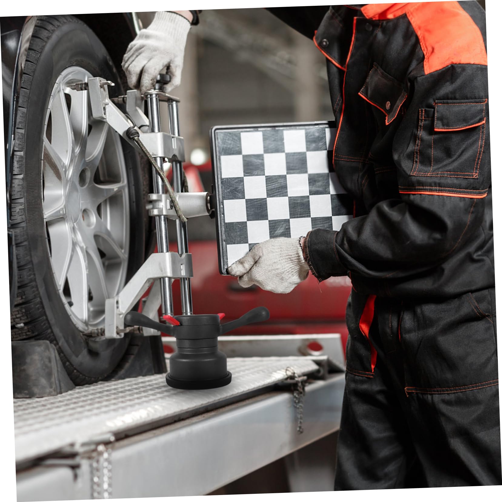 ABOOFAN Herramienta Rápida para Tuerca de Equilibradora de Ruedas de Coche Material Abs y Goma, Ligera y Conveniente para Cambio y Balanceo de Neumáticos