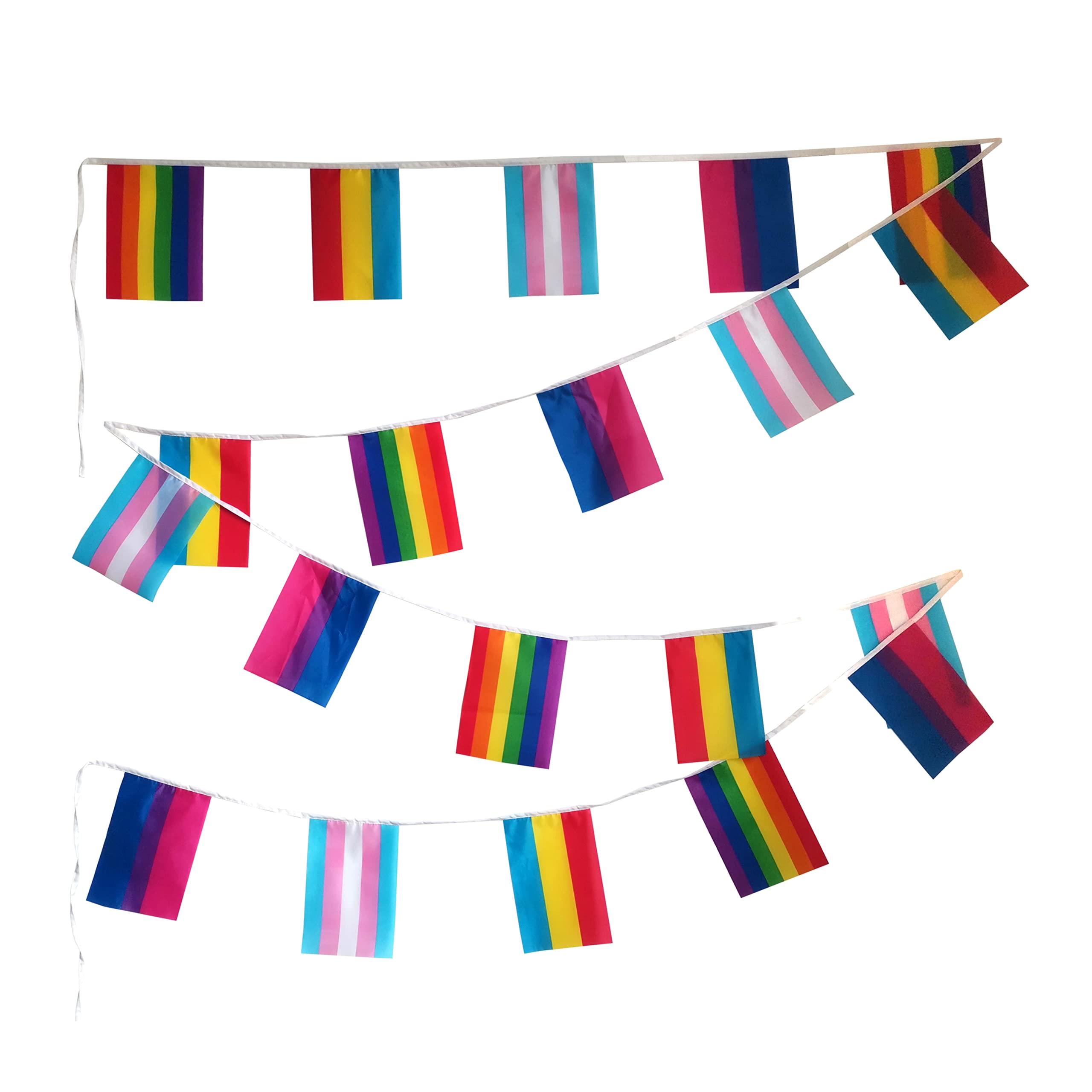 Rainbow Flag Banner 3x5FT 90x150cm Gay Pride Flags Poliéster Banners - Foto 7
