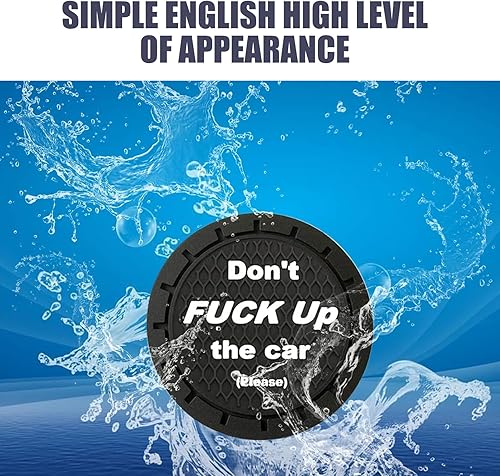 Miniatura 4 de 2 posavasos Hoder para automóvil, 2.75 pulgadas, PVC, antideslizante, aislado, decoración de panal de abeja, no arruines el auto, accesorios