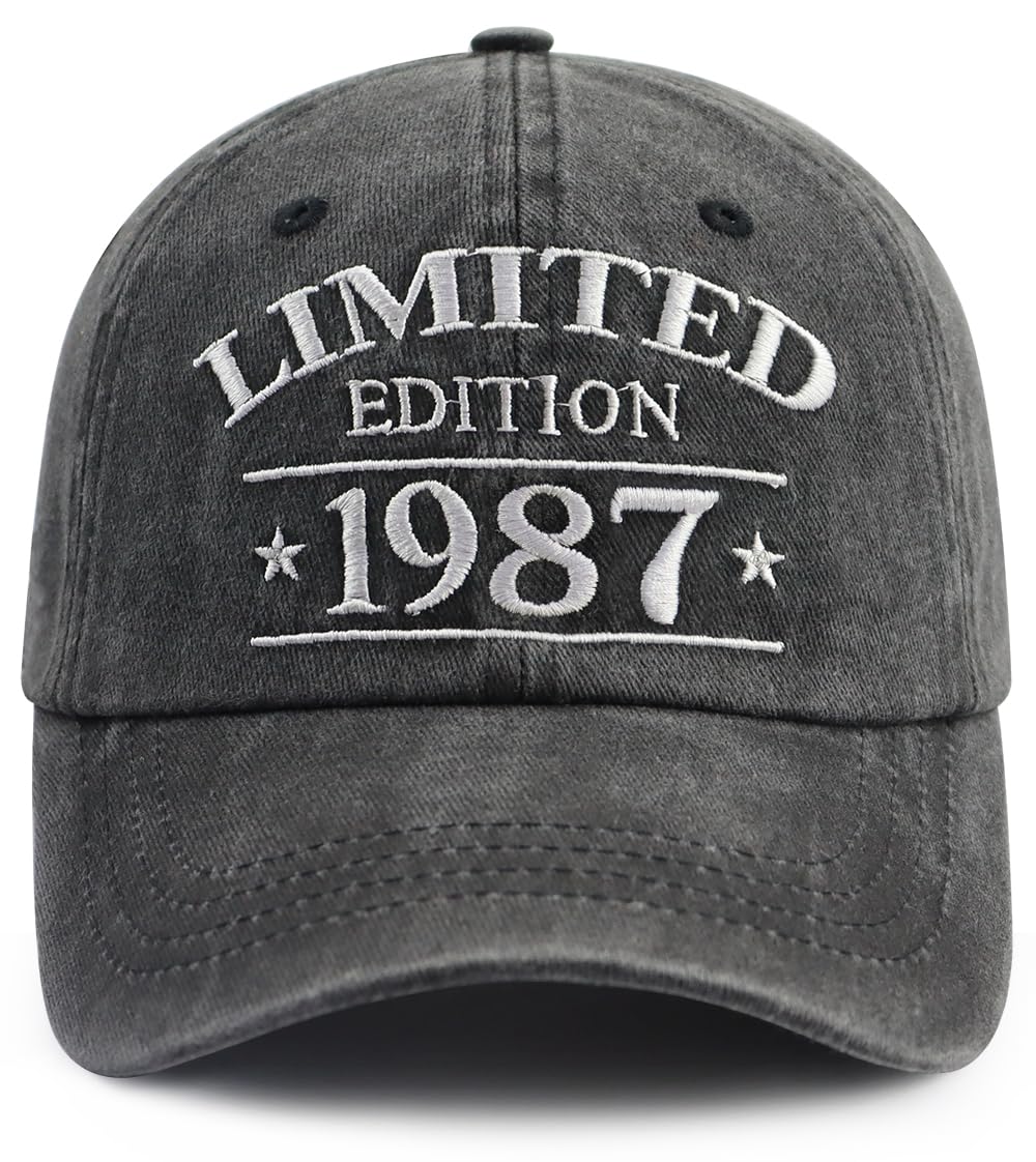XacaYuerp Limited Edition 1980 1981 1982 1983 1984 1985 1986 1987 1987 1989 Hat, Funny Embroidered Baseball Cap for Women Men
