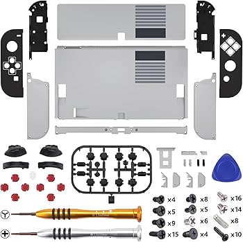 eXtremeRate Classic NES Style Full Set Shell for Nintendo Switch