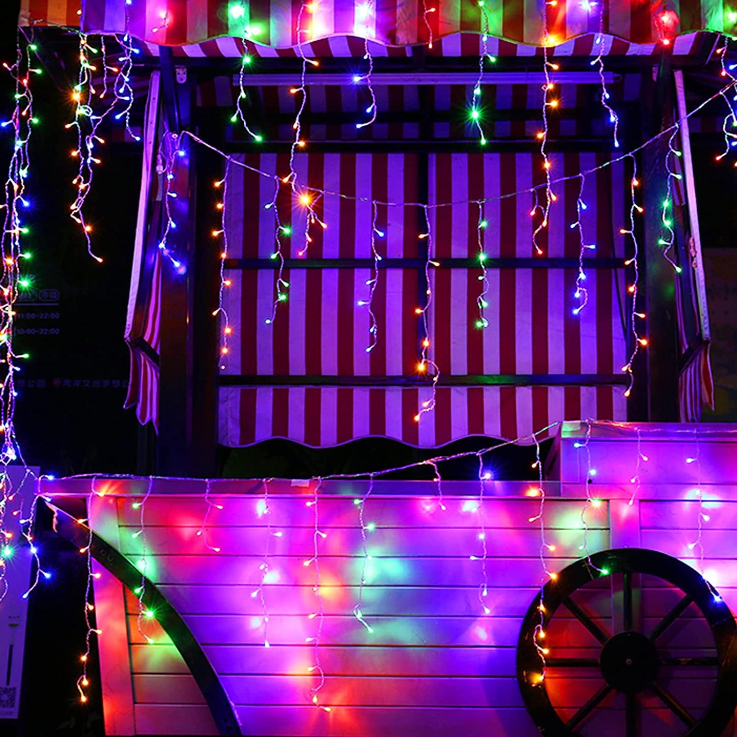 BrizLabs Luces Navidad Exterior con Enchufe, 35M 1000 LED 8 Modos Guirnalda Luces Interior, IP44 Impermeable Exterior Navidad para Jardín, Balcón, Fiesta, Aleros, Barandillas, Multicolor