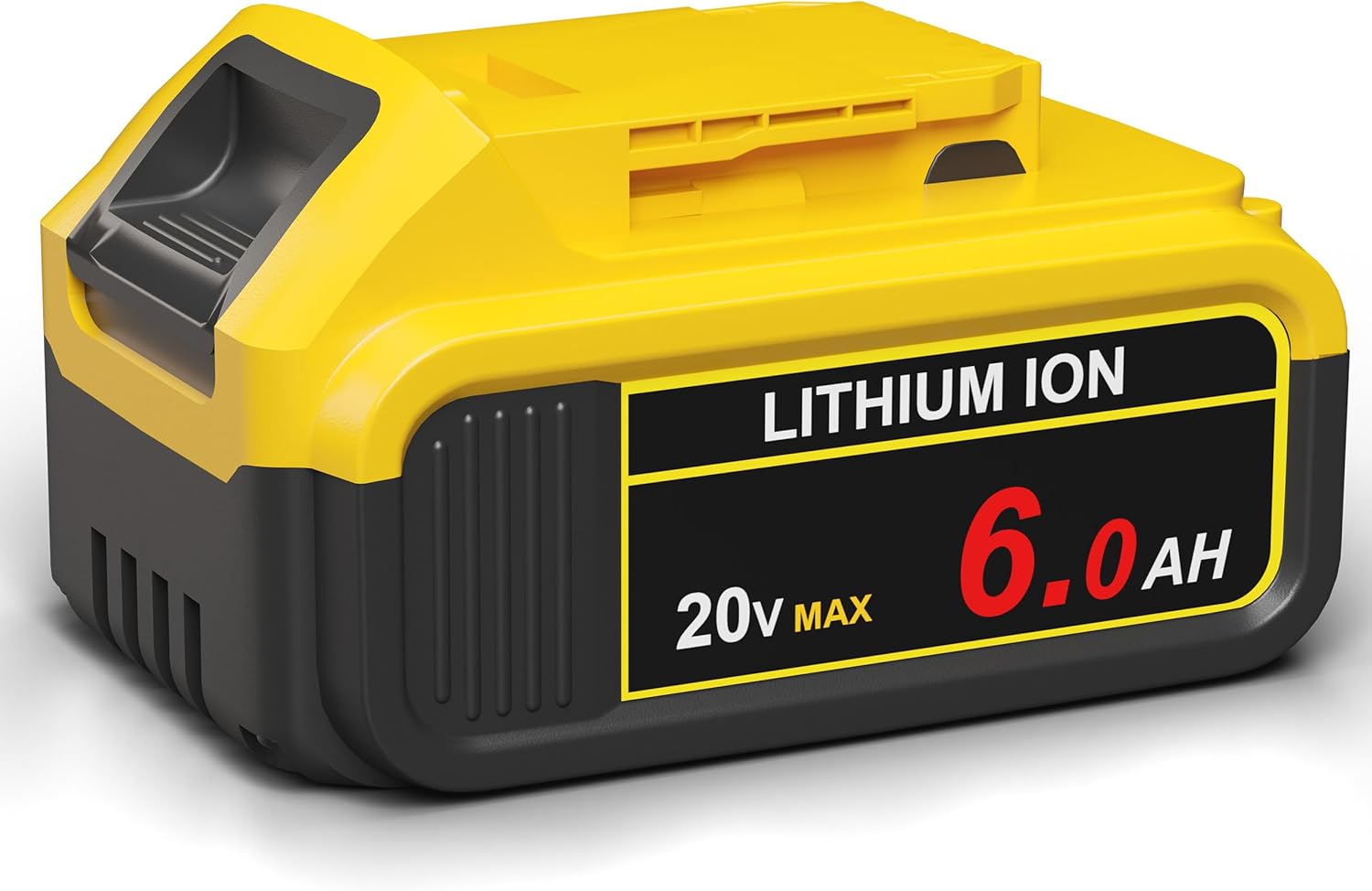 ⚡️6.0Ah Replacement for Dewalt 20V Max Battery, Compatible with Dewalt 20V MAX Lithium-Ion Battery, DCB200, DCB201, DCB205, DCB204, and DCB207 Series Power Tools, 2-Pack Rechargeable