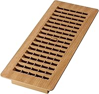 Vista 55 de Decor Grates PL410-WH Registro de piso de plástico de 4 pulgadas por 10 pulgadas, blanco