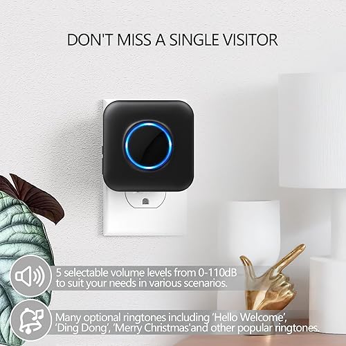 Miniatura 8 de BITIWEND Timbre inalámbrico para Blink - Compatible con timbre de video Blink y timbre de video Blink (2. generación) con transmisor con cable (1