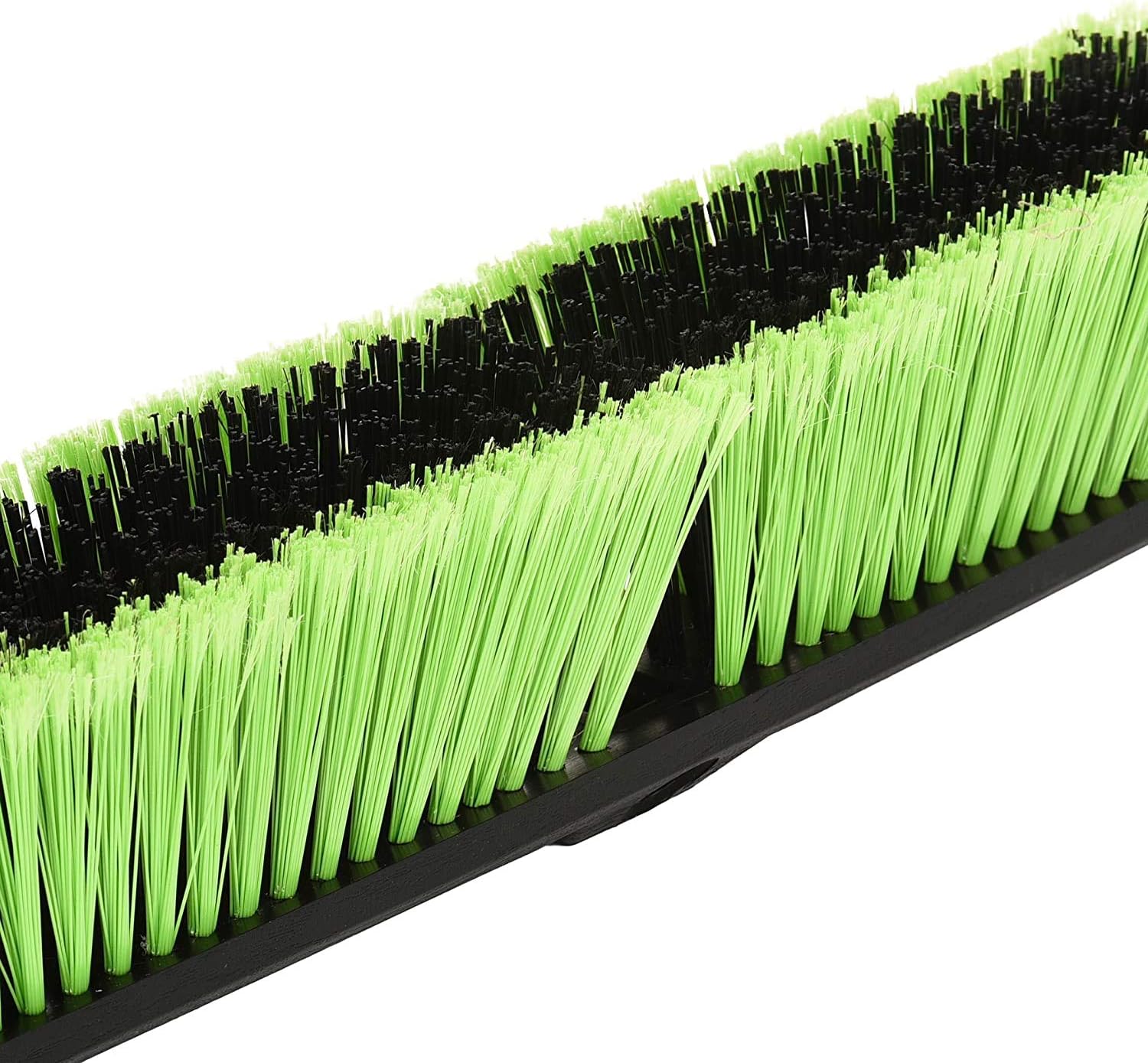 Alpine Heavy Duty Push Broom for Floor Cleaning Smooth & Stiff Bristle Brush for Shop, Deck, Garage, Concrete / Indoor and Outdoor Broom ( Green -24 inches) : Health & Household