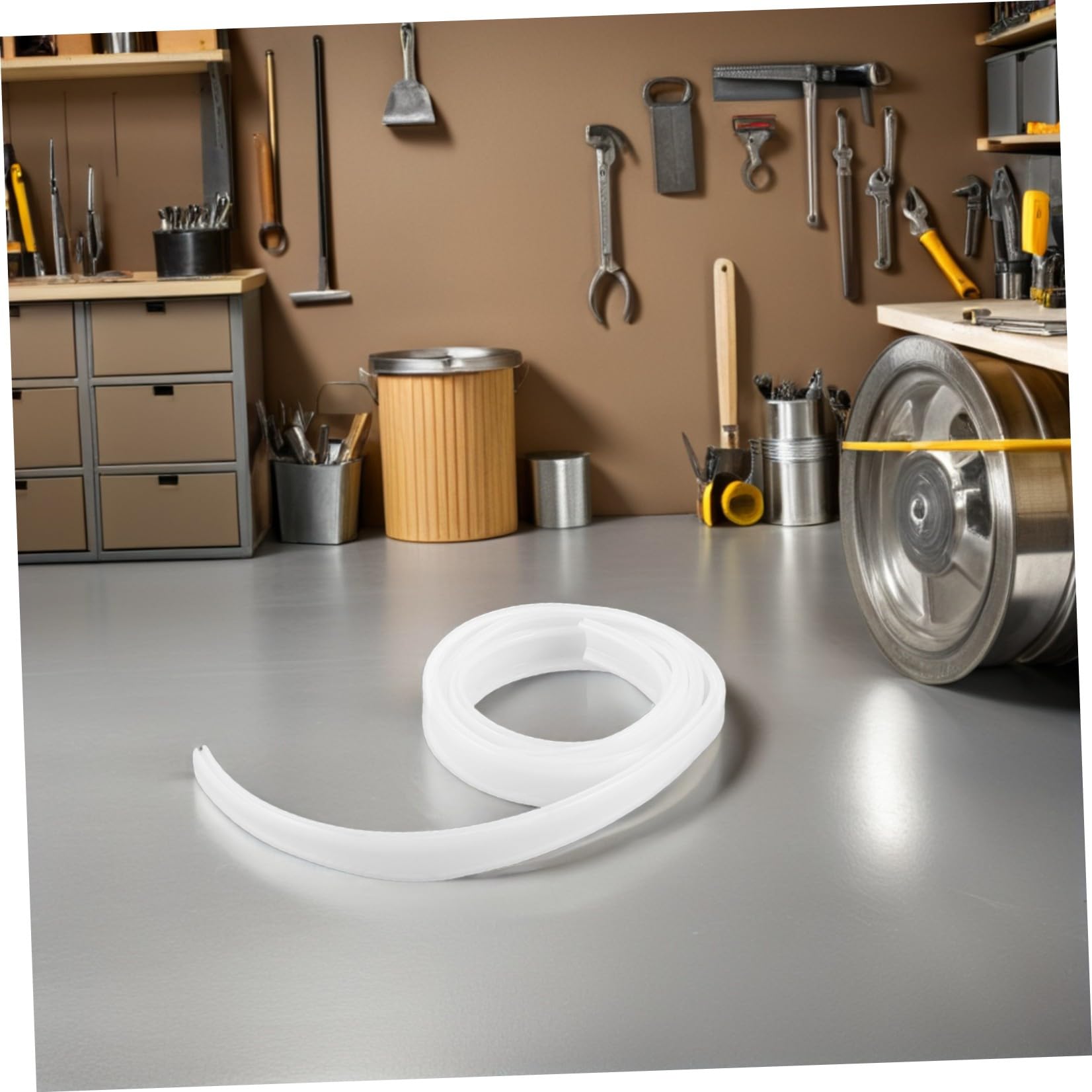 Copertura Diffusore LED in PVC Flessibile, Canale Curvo 1 Pezzo | 39, 3x0, 63 Pollici, per Parete Soffitto Sotto Armadio, Montaggio Rapido, Spazi Abitativi Residenziali