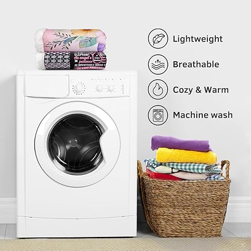 Miniatura 6 de Jekeno Manta de pug Foodie para niñas, regalos de pug para amantes de los pug, mujeres, mamá, niños, Navidad, cumpleaños, súper suave, acogedora,