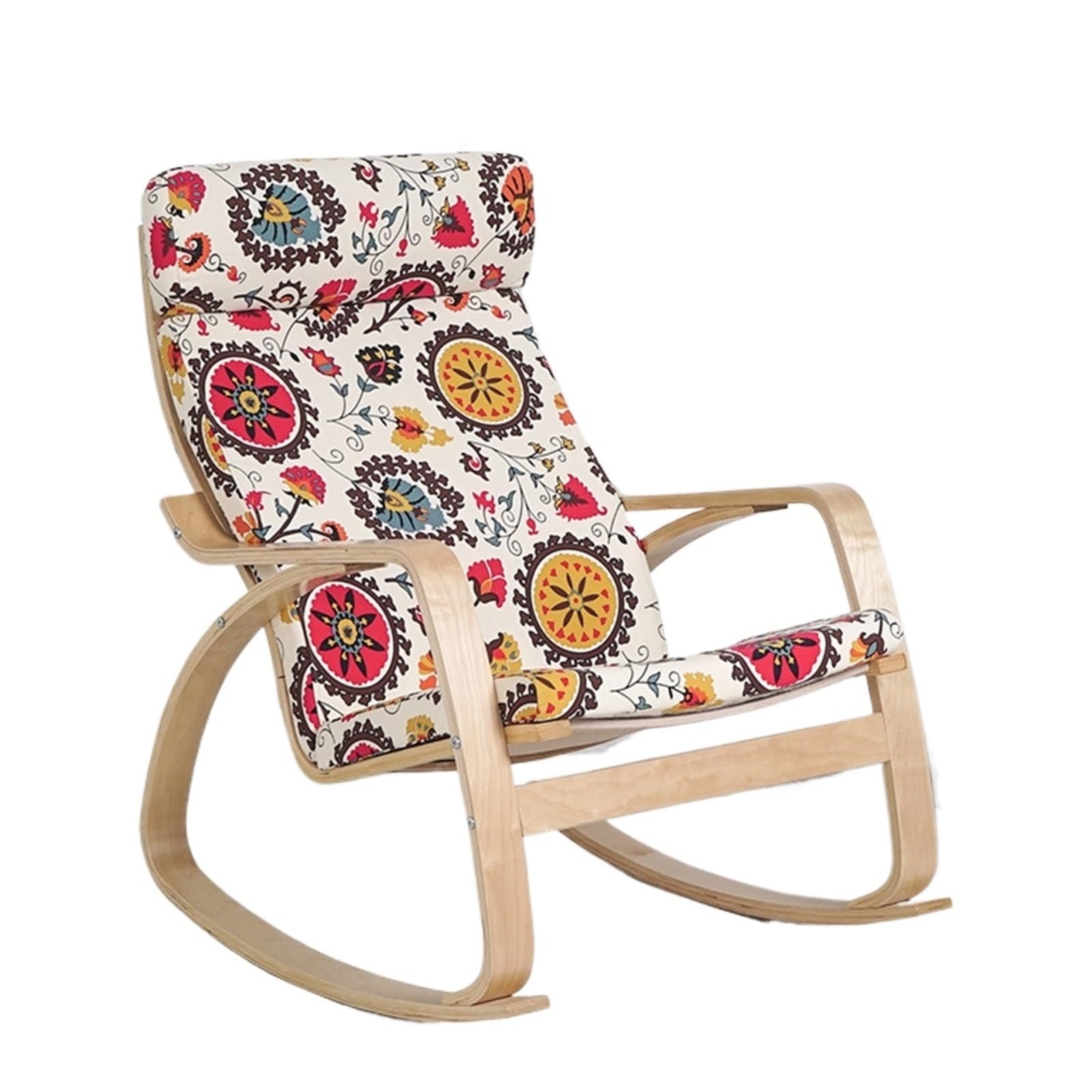 AMENGJ 1PC Poang Chair Armchair Cushion, Soft Rocking Chair Cushion Replacement with Removable Cover, Thick Padded (Color 8, 130*55cm, Memory Foam, Linen)
