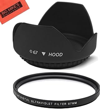 Nikon COOLPIX P900 デジタルカメラ　保護フィルター付き Amazon.com : 67mm Digital Tulip Flower Lens Hood and 67mm UV