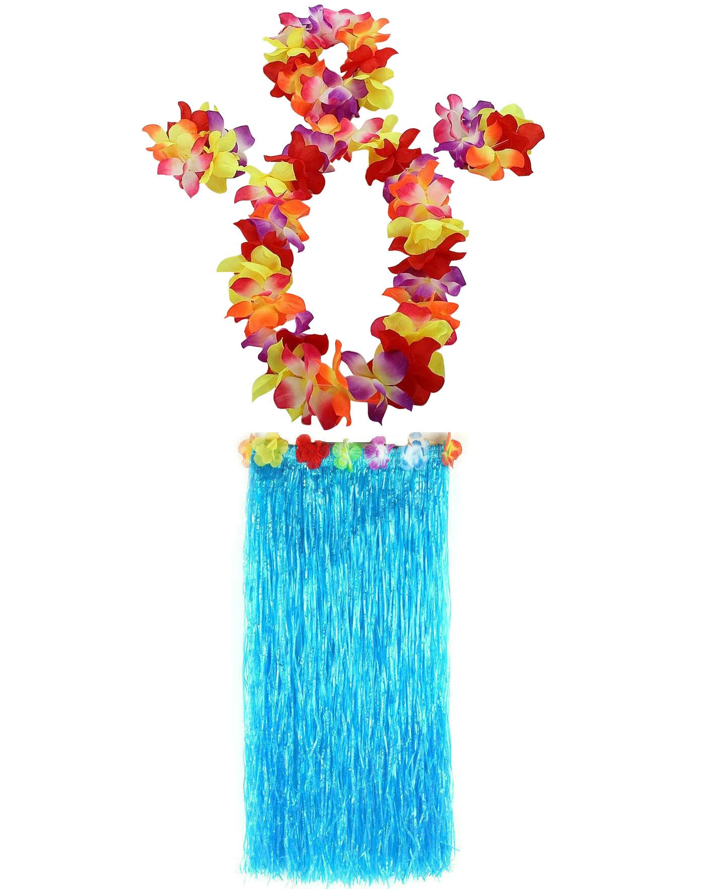 1 Set 80cm Adult Party Hawaii Dress Hula Grass Skirt for Luau Party Decorations