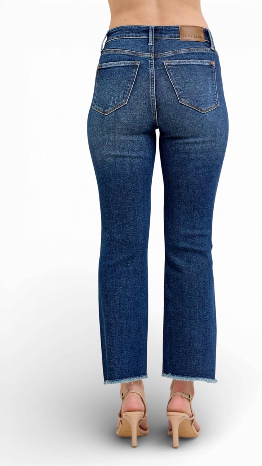 Judy Blue Womens Jeans - High Waisted Dark Wash Kick Flare