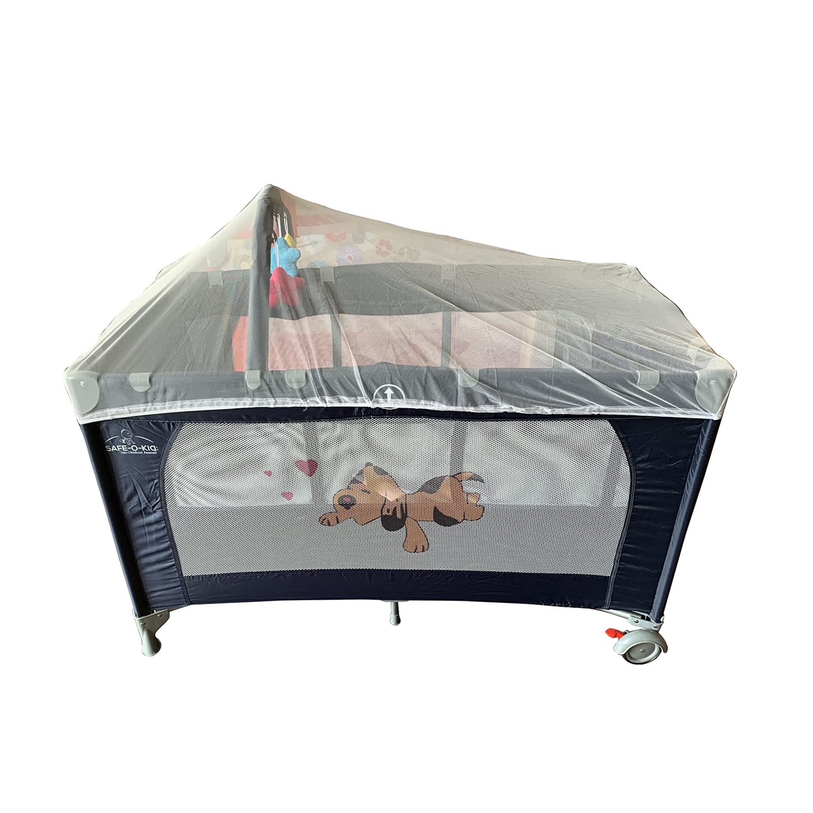 Buy SAFEOKID 2 in 1 Convertible Cot Baby Playpen, Playard Cot for
