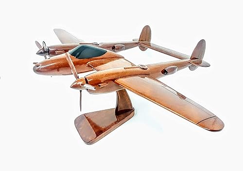 Miniatura 3 de Avión modelo de madera P38 Lightning