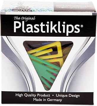 Baumgartens LP0200 Plastiklips Paper Clips, Small, Assorted Colors, 1,000/Box