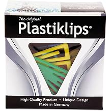 Baumgartens LP0200 Plastiklips Paper Clips, Small, Assorted Colors, 1,000/Box