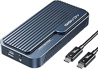 Vista 1 de ACASIS Carcasa SSD NVMe M.2 de 80 Gbps, con ventilador de refrigeración, compatible con USB4 V2.0, USB4 V1.0, USB3.2/3.1/3.0 (TB501 Pro)