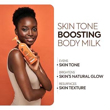 MAKARI Extreme Argan & Carrot Seed Oil Skin Toning 2-Piece Gift Set | Exfoliating Soap & Tone-Boosting Body Lotion | Botanical Self-Care Kit with Free Makeup Bag