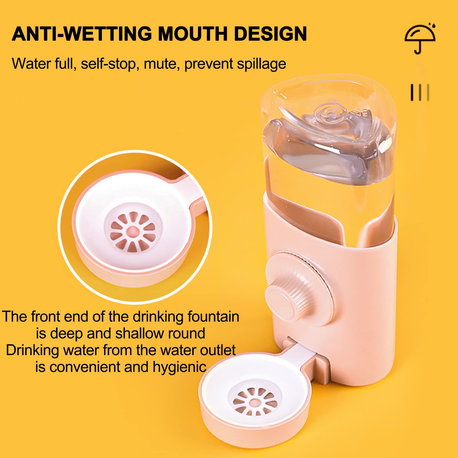 Automatischer Wasserspender Für Kaninchen & Nager - 600ml Geräuscharm & Hygienisch